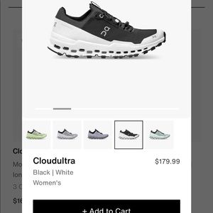 Selling an almost BRAND NEW pair of ON running shoes (Women’s 7.5/8).